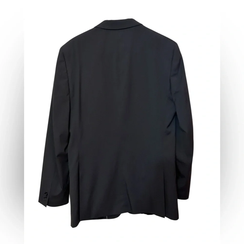 Marc Ecko Black Suit Blazer size 38L 2 button closure businessman office